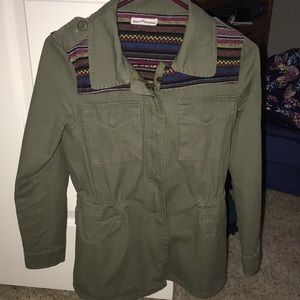 Olive green jacket
